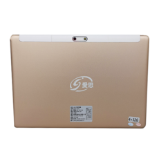 iS 愛思 幻想無雙 PLUS 4G 八核心平板電腦 10.1吋五點觸控螢幕 4G DDR3記憶體, 金色, 32GB
