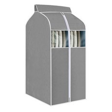 KEYMING 不織布衣架防塵罩 灰色 小型 100cm, 1入, 1個