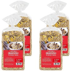 Mestemacher 德國天然 6種綜合穀片 口感扎實, 1kg, 4包