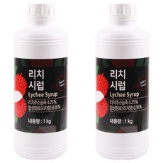 딜라잇가든 리치 시럽, 1kg, 2개