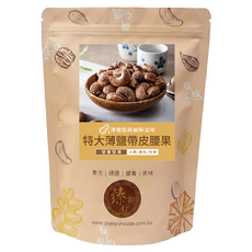 臻御行 特大薄鹽帶皮腰果 採用WW180 巨無霸尺寸 低溫烘焙, 300g, 1包