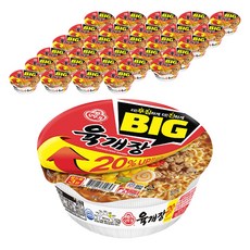 오뚜기 육개장 컵라면 104g, 30개