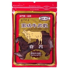高坑 原味牛肉乾, 160g, 1包