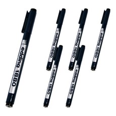 edding e-1880 0.05mm黑色眼線液筆 繪圖用筆1, 6個