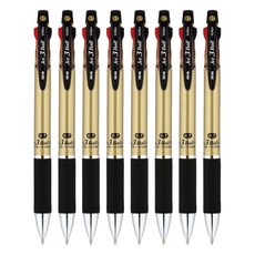 JAVAPEN Jet 3色 M 多色筆 0.7mm, 香檳金, 8個