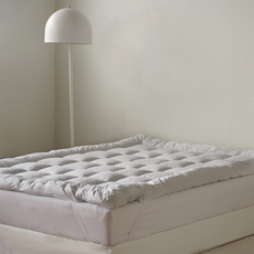 nubizio 舒適睡眠 巨型 純棉 床墊, 灰色