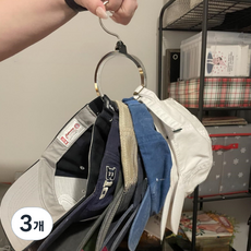 Ontree 簡約圓形帽架, 銀色, 3個