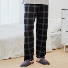 BASE ALPHA ESSENTIALS Essential 柔軟格紋長褲 居家服 外出服