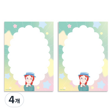 紅髮安妮 極光便條本, 1入, 星星, 4個