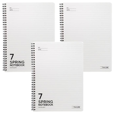 morning glory PP 線圈 789筆記本 7mm 橫線 16K/左翻, 3個, 隨機出貨