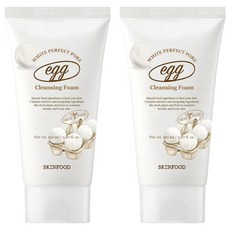 스킨푸드 에그화이트 퍼펙트 포어 클렌징 폼, 150ml, 2개