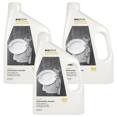 Ecostore 宜可誠 洗碗機專用環保洗碗粉, 102次, 檸檬香, 2kg, 3瓶