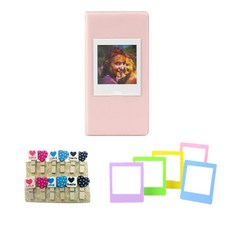 instax 拍立得 Square Film 2層硬相冊+心木裝飾+相框5p, 隨機發貨