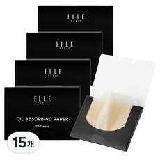 ELLE PARIS 린넨 기름종이, 15개, 50개입