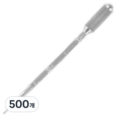 올커버 정밀 계량용 플라스틱 일회용 스포이드 3ml, 500개