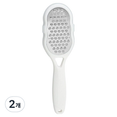 Radelly 時尚網紋白色足部去角質器, 2個, 1入, 500g