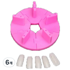 KAKAS 圓形甲片座, 混色, 6個