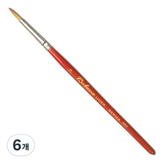 韓國 Rubens 330 人造細節筆, 3號, 6個