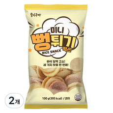 꿀이구마 미니 뻥튀기 믹스, 100g, 2개