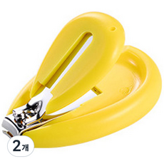 The Living 嬰幼兒專用指甲剪, 2個, 黃色