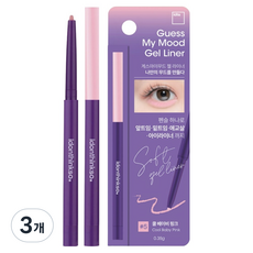 아이돈띵쏘 애교살 삼각존 트임 게스 마이 무드 젤 라이너 0.35g, 3개, 5 쿨 베이비 핑크