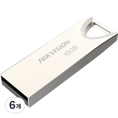 하이크비전 USB 2.0 메모리 USB M200 2.0, 16GB, 6개
