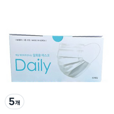 3중 4중 필터 개별포장 착한 마스크 소형 KF-AD, 50개입, 5개
