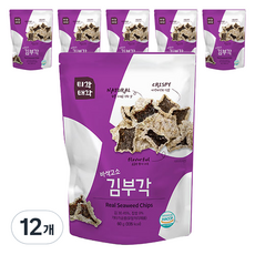 Tigak Taegak 酥脆香醇炸海苔脆片, 60g, 12包