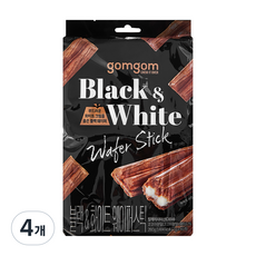 gomgom 黑白威化棒, 280g, 4個