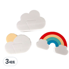 Abode Eva材質防護門擋 雲朵 + 彩虹 + 太陽雲組, 3組