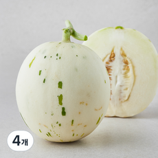 새벽경매 아삭한 백자메론, 1kg, 4개