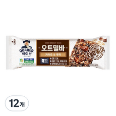 QUAKER 桂格 燕麥棒 可可餅乾味, 35g, 12個