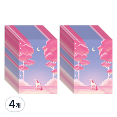 SECOND MANSION A5 6孔補充內頁 月光 月光獨角獸, 1入, 4個