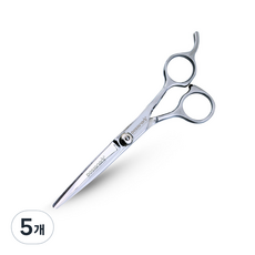 디자이너스 커팅 헤어 미용가위, 실버, 5개