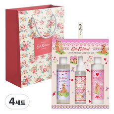 Cath Kidston 鬱金香身體保養3件組+購物袋, 4組