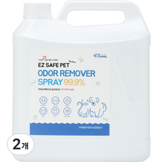 이지세이프펫 스퀘어 탈취제 무향, 4L, 2개