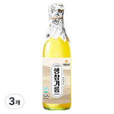 Daehyeonsanghoe 未炒生芝麻油, 350ml, 3個