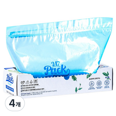 247팩 프레쉬 프리미엄 지퍼백, 소(S), 4개, 10개입