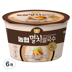 농협 멸치 쌀국수 컵, 6개, 92g
