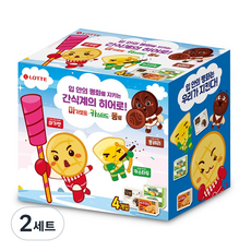 LOTTE 樂天 綜合人氣派組合, 瑪格麗特 22g x 16p + 蛋奶凍 23g x 12p + Monchelle 32g x 12p, 2套