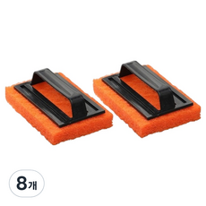 Day Rhythm 手持握把清潔海綿 橘色, 8個