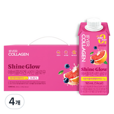 에버콜라겐 샤인글로우 콜라겐 12p, 4개, 1.98L
