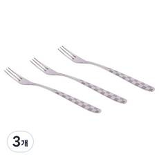 OBOOJA 스텐 티포크 3p, 혼합색상, 3개 혼합색상, 3개