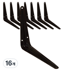 層架國度 懸臂層架托架, 黑色, 16個