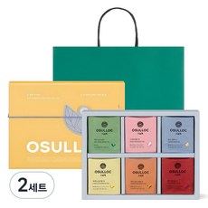 OSULLOC O Thank You茶葉禮盒 6款組+購物袋, 2組, 單品