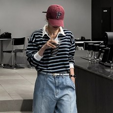 난닝구 여성용 문차버 카라 단가라티