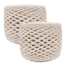 Knit Love 純棉筒紗 編織線 18股, 單一顏色, 2個