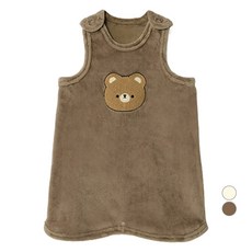 unifriend 兒童小熊超細纖維睡眠背心睡衣