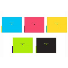 ECO Chungwoon PP 3分類文件 顏色隨機 5入, 隨機出貨, 1套