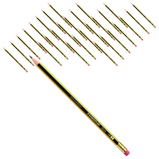 STAEDTLER 施德樓 Noris 122橡皮擦鉛筆, HB, 36個